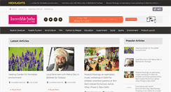 Desktop Screenshot of incredible-india-info.com